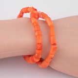 Natural Coral Bracelet 7.5" Length Bracelet