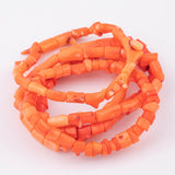 Natural Coral Bracelet 7.5" Length Bracelet