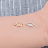 Football Connector Permanent Jewelry Connectors 14K Gold Filled or 925 Sterling Silver Gold Filled Connectors Bracelet Necklace Supply