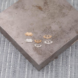 Book connector for Permanent Jewelry 14K Gold Filled sterling silver connector pendant Book Connectors