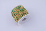 Umbre Enamel Chain for Permanent Jewelry by Yard, pvd Stainless Plating Wholesale bulk Roll Chain Jewelry