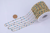 Umbre Enamel Chain for Permanent Jewelry by Yard, pvd Stainless Plating Wholesale bulk Roll Chain Jewelry