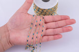 Umbre Enamel Chain for Permanent Jewelry by Yard, pvd Stainless Plating Wholesale bulk Roll Chain Jewelry