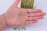 Umbre Enamel Chain for Permanent Jewelry by Yard, pvd Stainless Plating Wholesale bulk Roll Chain Jewelry