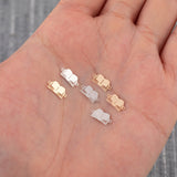 Book connector for Permanent Jewelry 14K Gold Filled sterling silver connector pendant Book Connectors