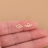 Western Themed Connector Pack - Gold Filled 925 Sterling Silver - Permanent Jewelry Connectors Cowboy Hat Cactus Boots Cow Head PJ supplies