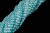 Cats Eye- Selenite Quartz- High Quality in Smooth Round, 4mm, 6mm, 8mm, 10mm, 12mm- Full Strand 15.5 inches Long- Light Aquamarine