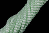 Cats Eye- Selenite Quartz- High Quality in Smooth Round, 4mm, 6mm, 8mm, 10mm, 12mm- Full Strand 15.5 inches Long- Pale Light Green