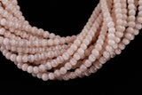 Cats Eye- Selenite Quartz- High Quality in Smooth Round, 4mm, 6mm, 8mm, 10mm, 12mm- Full Strand 15.5 inches Long- Light Taupe Brown