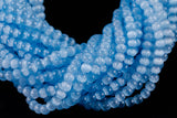 Cats Eye- Selenite Quartz- High Quality in Smooth Round, 4mm, 6mm, 8mm, 10mm, 12mm- Full Strand 15.5 inches Long- Chalcedony Blue