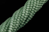 Cats Eye- Selenite Quartz- High Quality in Smooth Round, 4mm, 6mm, 8mm, 10mm, 12mm- Full Strand 15.5 inches Long- Olive