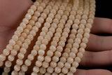 Cats Eye- Selenite Quartz- High Quality in Smooth Round, 4mm, 6mm, 8mm, 10mm, 12mm- Full Strand 15.5 inches Long- Pale Yellow