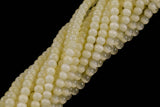 Cats Eye- Selenite Quartz- High Quality in Smooth Round, 4mm, 6mm, 8mm, 10mm, 12mm- Full Strand 15.5 inches Long-Canary Yellow