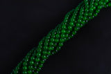 Cats Eye- Selenite Quartz- High Quality in Smooth Round, 4mm, 6mm, 8mm, 10mm, 12mm- Full Strand 15.5 inches Long- Emerald