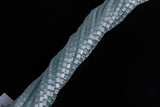 Cats Eye- Selenite Quartz- High Quality in Smooth Barrel 4x6mm- Full Strand 15.5 inches Long- Light Aqua