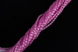 Cats Eye- Selenite Quartz- High Quality in Smooth Barrel 4x6mm- Full Strand 15.5 inches Long- Fusia Pink