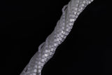 Cats Eye- Selenite Quartz- High Quality in Smooth Barrel 4x6mm- Full Strand 15.5 inches Long- White