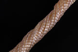 Cats Eye- Selenite Quartz- High Quality in Smooth Barrel 4x6mm- Full Strand 15.5 inches Long- Umbre Light Peach