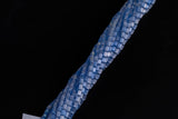 Cats Eye- Selenite Quartz- High Quality in Smooth Barrel 4x6mm- Full Strand 15.5 inches Long- Umbre Light Blue