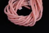 Cats Eye- Selenite Quartz- High Quality in Smooth Barrel 6mm or 8mm Full Strand 15.5 inches Long- Peach