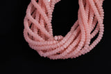 Cats Eye- Selenite Quartz- High Quality in Smooth Barrel 6mm or 8mm Full Strand 15.5 inches Long- Peach