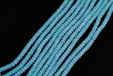 Cats Eye- Selenite Quartz- High Quality in Smooth Barrel 6mm or 8mm Full Strand 15.5 inches Long- Aquamarine