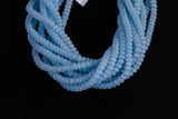 Cats Eye- Selenite Quartz- High Quality in Smooth Barrel 6mm or 8mm Full Strand 15.5 inches Long- Aqua