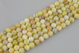 Natural Yellow Opal, AA Grade - AA Quality Round Gemstone Beads