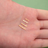 Fuck Fuckoff Connectors Permanent Jewelry Connectors 14k Gold Filled Sterling Silver for permanent jewelry