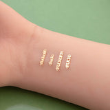 Fuck Fuckoff Connectors Permanent Jewelry Connectors 14k Gold Filled Sterling Silver for permanent jewelry