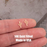Western Themed Connector Pack - Gold Filled 925 Sterling Silver - Permanent Jewelry Connectors Cowboy Hat Cactus Boots Cow Head PJ supplies