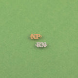 Nurse Connector NP RN Registered Nurse Connector for Permanent Jewelry Connectors 14kt gold filled or Sterling Silver - Made in the USA