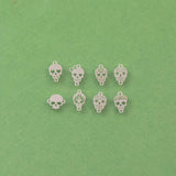 Sugar Skull Connectors La Muerta 14Kt Gold Filled Sterling Connectors Permanent Jewelry Bracelet Necklace Permanent Jewelry Halloween Charms