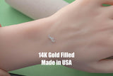Motorcycle Connector Tiny - Permanent Jewelry Connectors - 14kt gold filled or Sterling Silver - Made in the USA