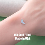 Angel Wing- 14Kt Gold Filled or Sterling Connectors Permanent Jewelry Bracelet or Necklace Permanent Jewelry