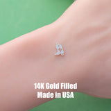 Fancy Cowgirl Cowboy Boots Connector - 14Kt Gold Filled or Sterling Silver- Boots Connectors - Bracelet Permanent Jewelry Supply- Cactus