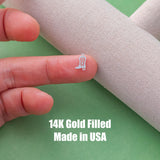Fancy Cowgirl Cowboy Boots Connector - 14Kt Gold Filled or Sterling Silver- Boots Connectors - Bracelet Permanent Jewelry Supply- D Swigly