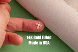 Southwestern Thunderbird Permanent Jewelry Connector - 14kt gold filled or Sterling Silver - Made in the USA