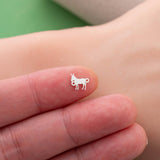Donkey connector - sterling silver or gold filled- permanent jewelry word connectors- charm, pendant,