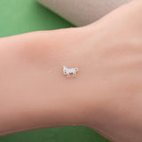 Donkey connector - sterling silver or gold filled- permanent jewelry word connectors- charm, pendant,