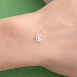 Horse Shoe Star Permanent Jewelry Connector Horseshoe Charm - 14kt gold filled or Sterling Silver - Made in the USA