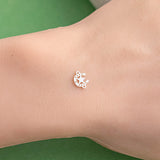 Horse Shoe Star Permanent Jewelry Connector Horseshoe Charm - 14kt gold filled or Sterling Silver - Made in the USA
