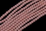 Cats Eye- Selenite Quartz- High Quality in Smooth Round, 4mm, 6mm, 8mm, 10mm, 12mm- Full Strand 15.5 inches Long- Peach