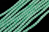 Cats Eye- Selenite Quartz- High Quality in Smooth Round, 4mm, 6mm, 8mm, 10mm, 12mm- Full Strand 15.5 inches Long- Lime Green
