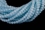 Cats Eye- Selenite Quartz- High Quality in Smooth Round, 4mm, 6mm, 8mm, 10mm, 12mm- Full Strand 15.5 inches Long- Light Aqua