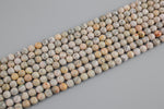 Natural Banded Wood Jasper, High Quality in Faceted Round Gemstone Beads