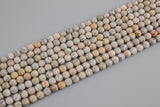 Natural Banded Wood Jasper, High Quality in Faceted Round Gemstone Beads