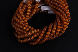 Cats Eye- Selenite Quartz- High Quality in Smooth Round, 4mm, 6mm, 8mm, 10mm, 12mm- Full Strand 15.5 inches Long- Brown