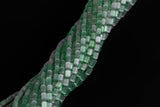 Cats Eye- Selenite Quartz- High Quality in Smooth Barrel 4x6mm- Full Strand 15.5 inches Long- Umbre Light Green