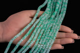 Cats Eye- Selenite Quartz- High Quality in Smooth Barrel 6mm or 8mm Full Strand 15.5 inches Long- Umbre Light Green